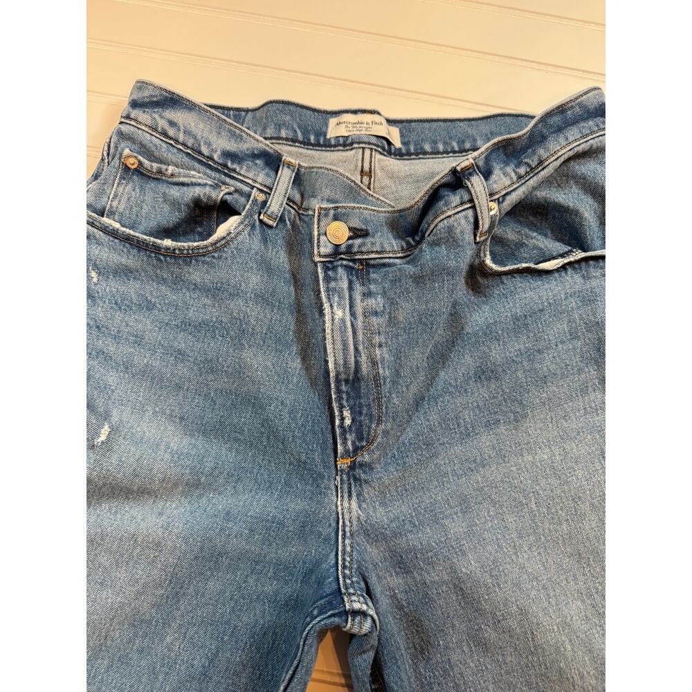 Abercrombie & Fitch the 90's straight ultra high rise. Womens 14/32 Long/Tall. - Picture 5 of 8